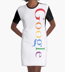 GOOGLE Graphic T-Shirt Dress