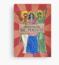 Nevertheless, She Persisted Canvas Print