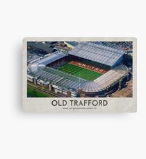 Vintage Football Grounds - Old Trafford (Manchester United FC) Canvas Print