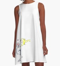 Earthworm Jim A-Line Dress