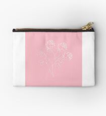 Pink and white // roses Studio Pouch