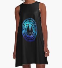 Battlestar Galactica Colonial Seal A-Line Dress
