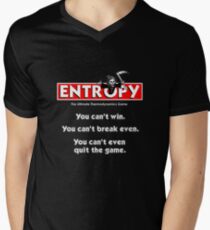 Entropie T-Shirt mit V-Ausschnitt für Männer
