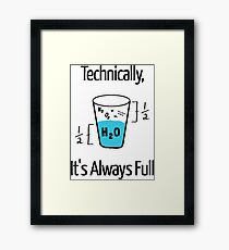 Funny Science Humor Framed Print