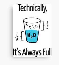 Lienzo metálico Humor divertido de la ciencia