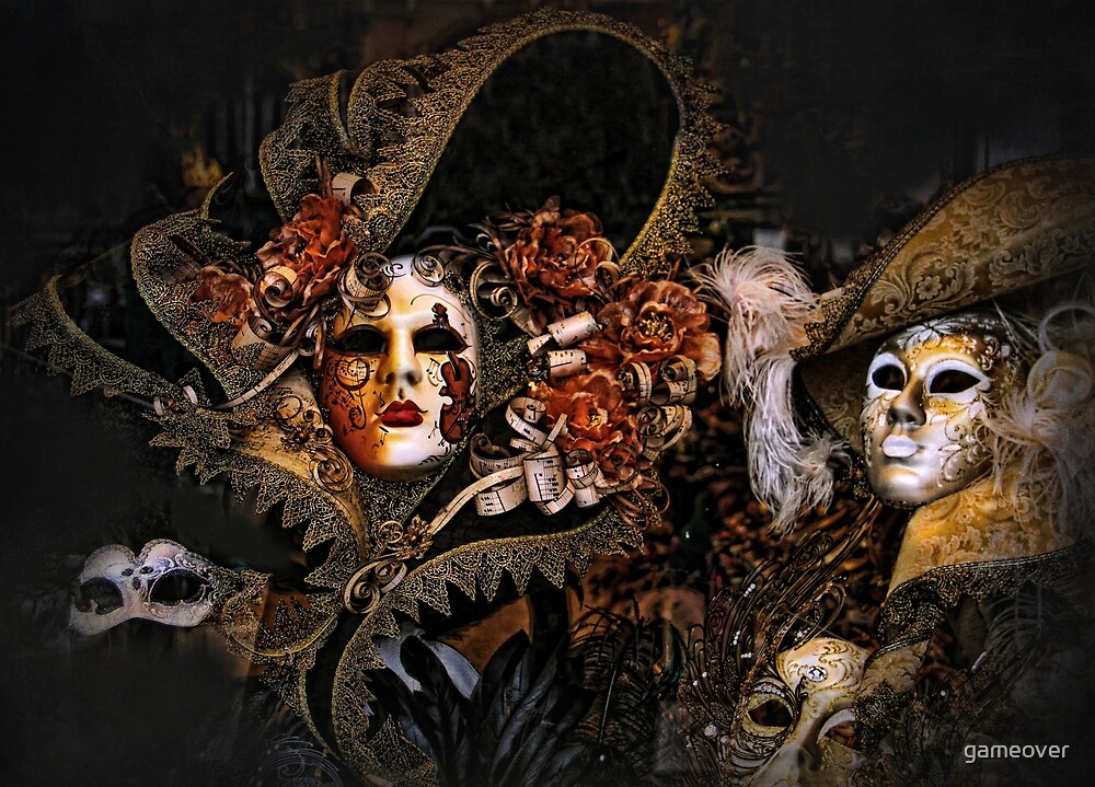 "Venice Carnival masquerade, Baroque masks" by gameover ...