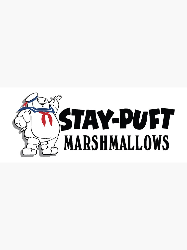 "StayPuft Marshmallows" Sticker by UnconArt Redbubble