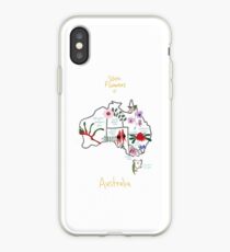 Australia State Flowers Map iPhone Case