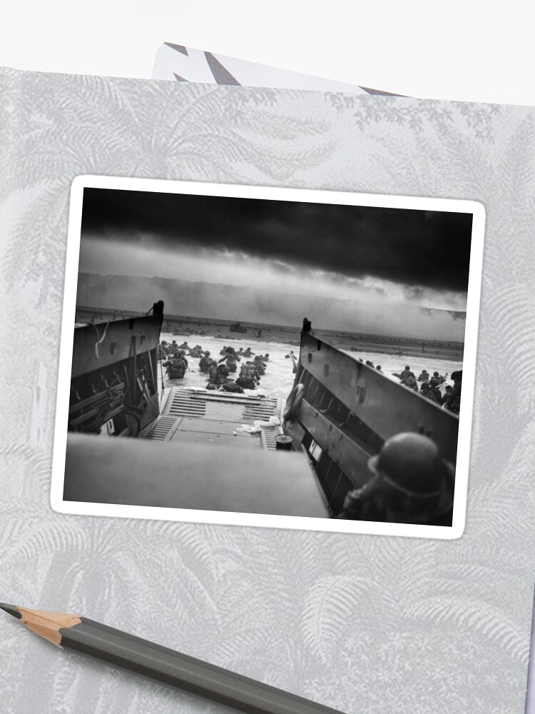 Omaha Beach Landing D Day Normandy Invasion Sticker