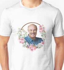 Dr. Phil - Blue Flower Frame Unisex T-Shirt
