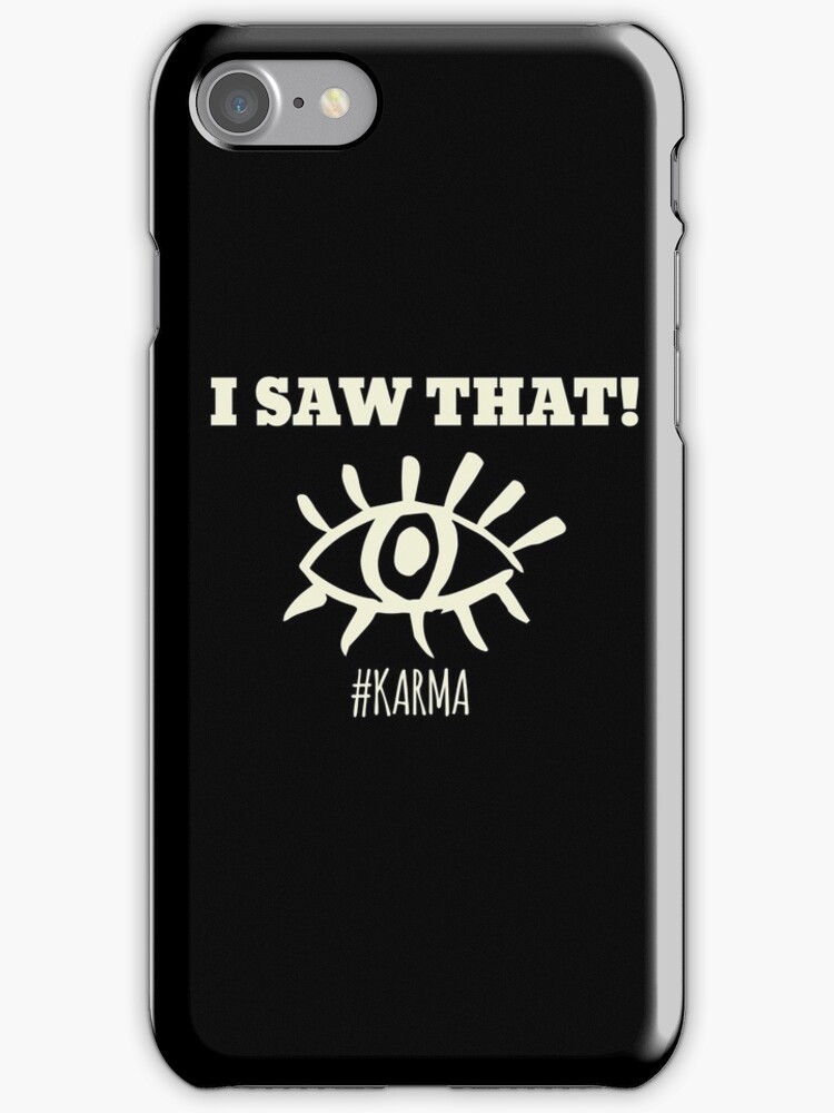 "KARMA" iPhone Case & Cover by SABRA11 Redbubble