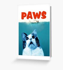 PAWS Greeting Card