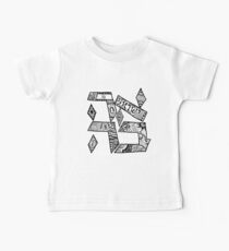 "Ahavah" - Hebrew Zentangle Baby Tee