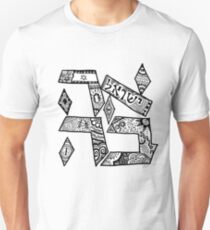 "Ahavah" - Hebrew Zentangle Unisex T-Shirt