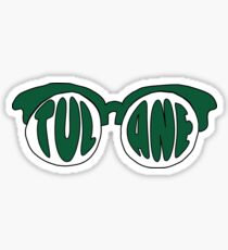 Tulane Sunglasses Sticker