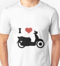 i love scooters funny gift idea Unisex T-Shirt