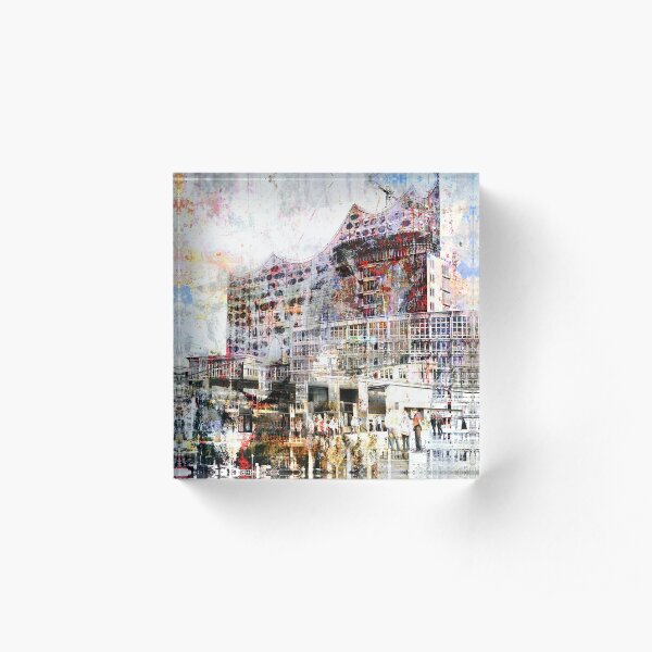 Hamburg - Elphi - Harbor Acrylic Block