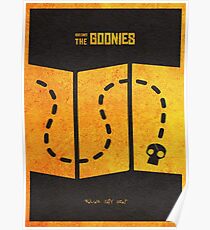 Das minimalistische alternative Filmplakat Goonies Poster
