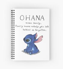 Ohana Means Family Spiral Notebook