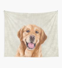 Mr Golden Retriever Wall Tapestry