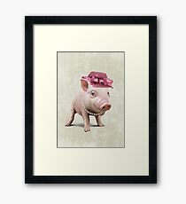 The elegant Miss Piggy Framed Print