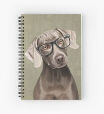 Mr Weimaraner Spiral Notebook