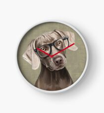 Mr Weimaraner Clock
