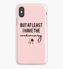 but at least i have the memory // rose collection iPhone Case