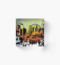 Urban city Acrylic Block
