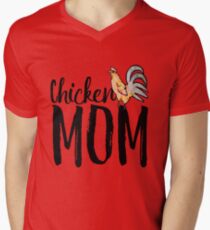 Chicken Mom Men's V-Neck T-Shirt