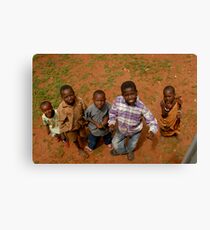 border crossing Canvas Print