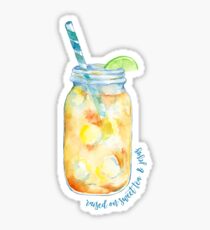 Raised On Sweet Tea & Jesus Sticker