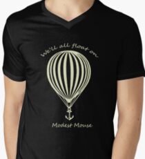 Modest Mouse Float on With Balloon Men's V-Neck T-Shirt