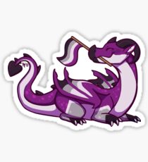 Asexual Pride Flag Dragon (1st Edition) Sticker
