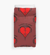 Listen to your heart! Duvet Cover