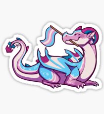 Transgender Pride Flag Dragon (1st Edition) Sticker