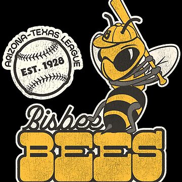 Bisbee Bees - Arizona - Vintage Defunct Baseball Teams - 3/4 Sleeve Raglan  T-Shirt – m00nshot