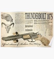 Steampunk: Van Helsing'sThunderbolt 1875 Poster