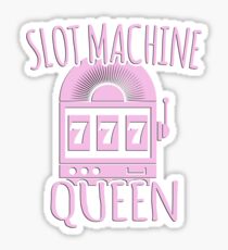 Slot Machine Queen Sticker
