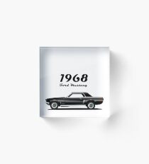 1968 Mustang Acrylic Block