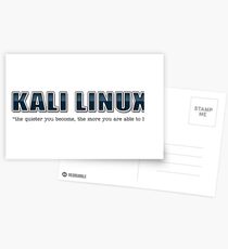 Kali Linux Postcards