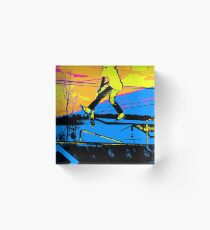 "Air Walking" - Stunt Scooter Acrylic Block