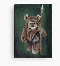 Wicket the Ewok Canvas Print