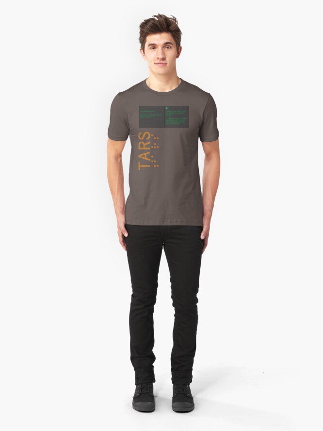 Alternate view of TARS: Slaves for My Robot Colony Slim Fit T-Shirt