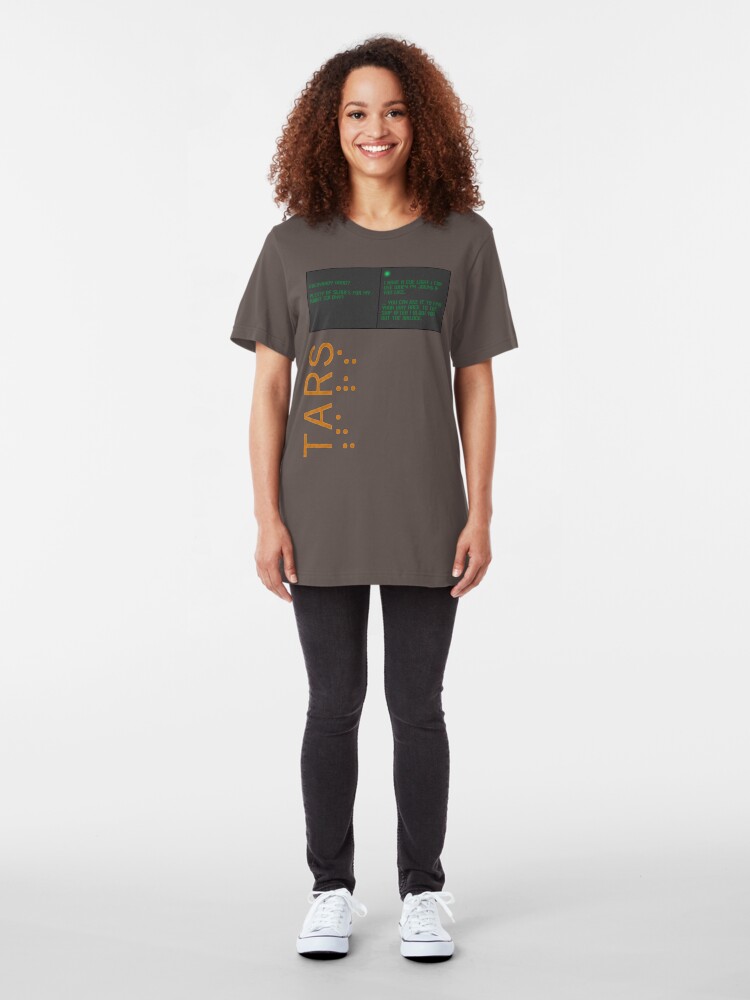 Alternate view of TARS: Slaves for My Robot Colony Slim Fit T-Shirt