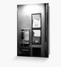 telephone Greeting Card