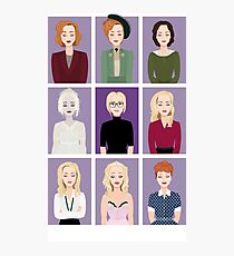 Gillian Anderson - Characters Photographic Print