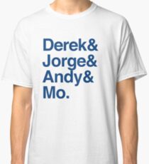 The Core Four - Yankees - Helvetica List Classic T-Shirt
