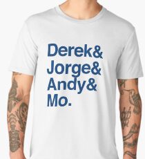 The Core Four - Yankees - Helvetica List Men's Premium T-Shirt