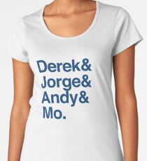 The Core Four - Yankees - Helvetica List Women's Premium T-Shirt